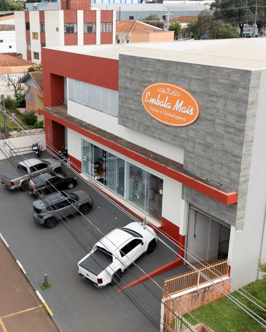 Fachada atual da Embala Mais na Avenida Maripá, no Centro de Toledo